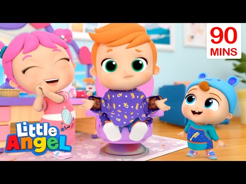 Jill the Make Up Stylist | Job and Career Songs | Little Angel Nursery Rhymes for Kids