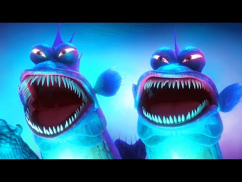 ICE AGE CONTINENTAL DRIFT Clips -  &quot;The Monsters&quot; (2012)