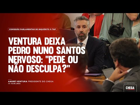 Ventura deixa Pedro Nuno Santos nervoso: &ldquo;Pede ou n&atilde;o desculpa?&rdquo;