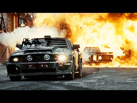 Death Race FULL Giant Truck Scene (and some more action) 🌀 4K