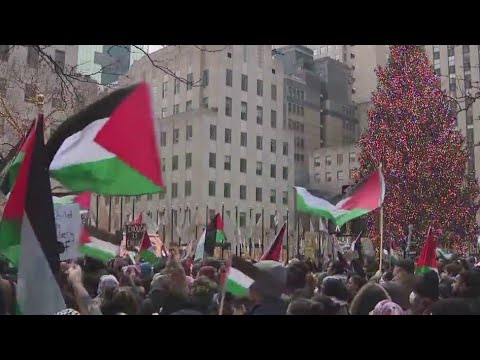 6 people arrested during pro-Palestinian protest in Midtown on Christmas: NYPD