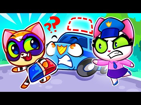 Where Is My Siren Song?! 🚨💥 Police Car Song 🚓 + More Purrfect Kids Songs &amp; Nursery Rhymes