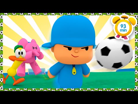 ⚽️ POCOYO - Soccer Songs To Cheer Up World Championship  [123 min] Full Episodes |VIDEOS &amp; CARTOONS