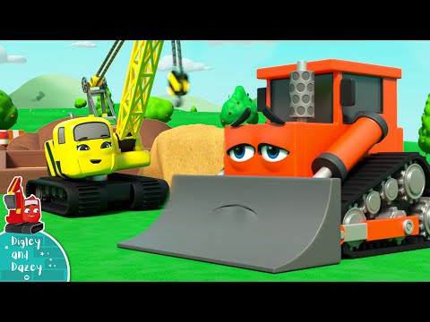 Bump You Can HELP TOO!! - Digley and Dazey | Construction Cartoons for Kids