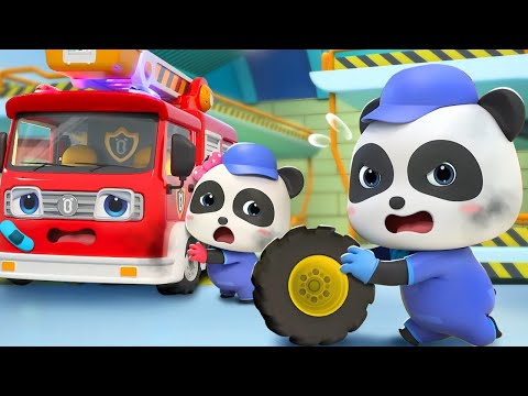 Let's Repair Construction Vehicles | Monster Truck | Car Cartoon | BabyBus - Cars World