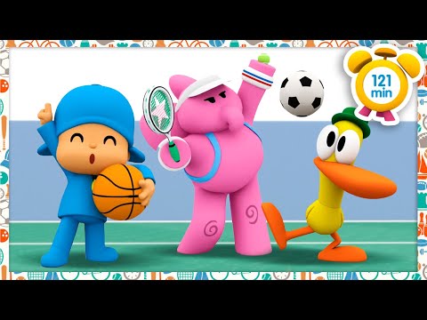 🎾POCOYO PORTUGU&Ecirc;S do BRASIL Os Melhores Esportes com Pocoyo [121min] DESENHOS ANIMADOS para crian&ccedil;as