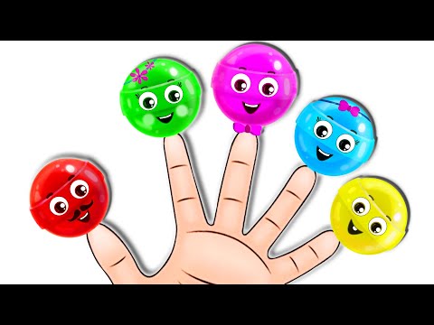 Finger Family Song With Colorful Lollipops and more Kids Songs on 