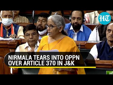 What changed in Jammu &amp; Kashmir after Article 370 abrogation? Nirmala Sitharaman explains