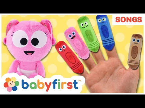 Finger Family Song w Color Crew &amp; GooGoo GaGa | Nursery Rhymes Compilation for Babies | Baby First