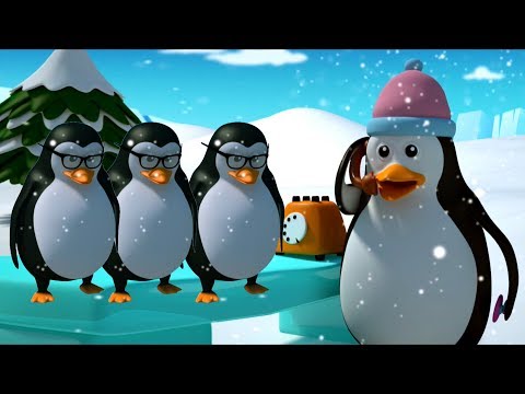 Пять маленьких пингвинов | Детские рифмы | Дети видео | Five Little Penguins Song | Children Rhyme