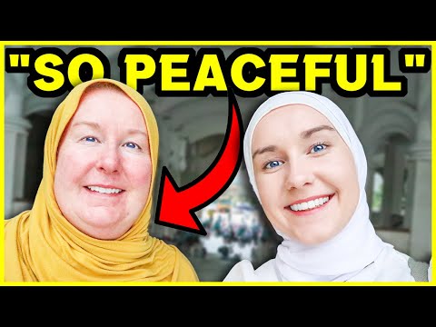 I TOOK MOM TO THE MOSQUE FOR THE FIRST TIME 🥺🕌