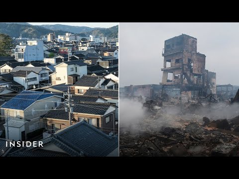 Before-And-After Images Show Devastation Of Japan Earthquake | Insider News