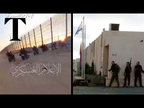 Hamas releases dramatic footage claiming to show dawn raid on Israeli compound