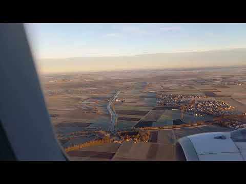 Lufthansa Airbus A320-214SL landing to Munich Franz Josef Strauss International airport