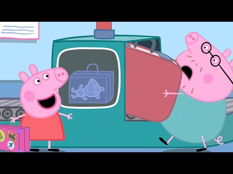 Peppa Goes Through Airport Security 🛃 | Peppa Pig Official Full Episodes