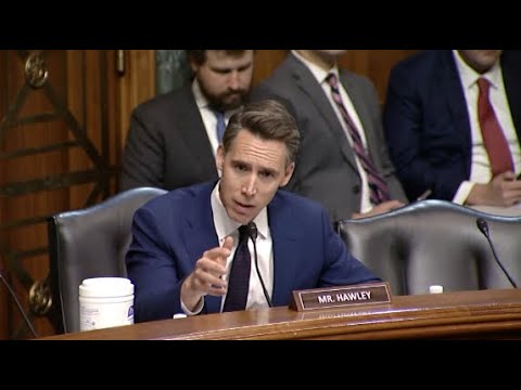 Hawley Questions Judicial Nominees On Condemning Attacks On Israel, Advising Chinese Entities