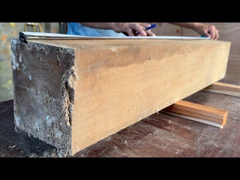 From Scratch to Perfection: A Young Woodworker Crafts an Exquisite and Robust Wooden Table
