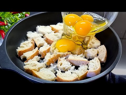 💯 The most delicious recipes with bread and eggs. 😱 New way to make breakfast❗