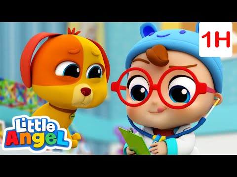 Bingo's Doctor Check-Up!  | Animals for Kids | Funny Cartoons | Learn about Animals