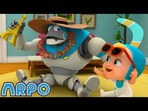 ARPO's Summer Sleepover! | ARPO | Educational Kids Videos | Moonbug Kids