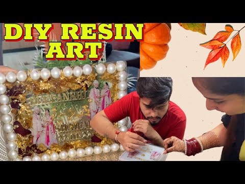 DIY RESIN ART |  We reserved our jaimala flowers by our own  | Shaifali Deepanshu Anand