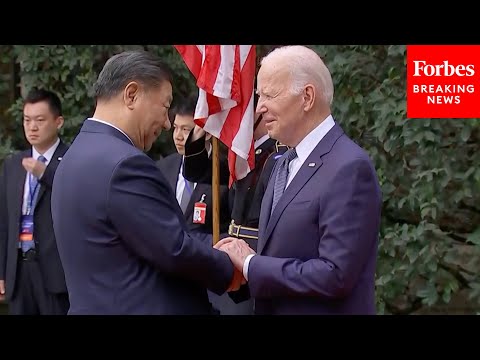 BREAKING NEWS: President Biden Meets With China's President Xi Jinping In Woodside, California