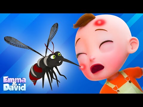 Mosquito Go Away! - Nursery Rhymes &amp; Kids Songs | Emma &amp; David