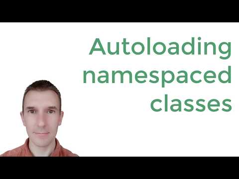 PHP namespaces 10/10: Class autoloading - autoloading namespaced classes