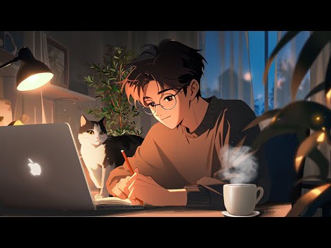 Lofi study 🍃 Music that makes u more inspired to study &amp; work - Chill beats ~ study / stress relief