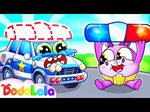 Where Is My Siren Song? 🚒 🚓 🚑 Police Car Song 🚓 | Nursery Rhymes &amp; Kids Song | DoDoLala