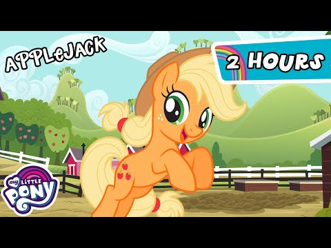 My Little Pony: Friendship is Magic | Applejack BEST Episodes | 2 Hour Compilation | MLP Episodes