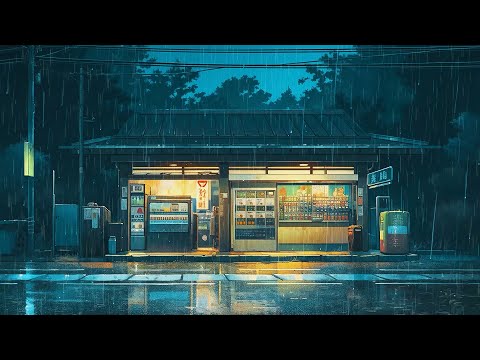 RAINING IN KAGOSHIMA 🌧️ Rainy Lofi Songs With Rain Sounds To Calm Down And Relax Your Mind