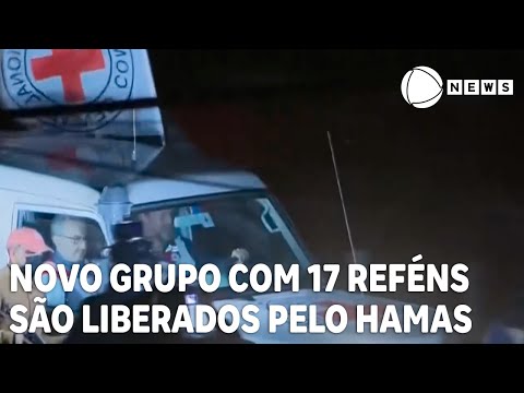 Hamas entrega mais 17 ref&amp;eacute;ns para a Cruz Vermelha