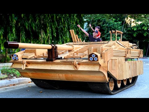 Building Wooden STRV 103 TANK For My Son