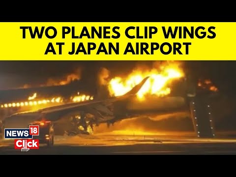 Japan Plane Crash | Cathay Pacific Aircraft Clip Wings On Airport Runway In Japan | N18V | News18