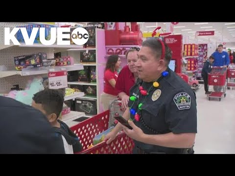 Shop with a Cop: Austin police take kids shopping for holidays