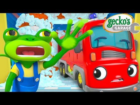 Gecko's All Washed Out | Gecko's Garage | Truck Cartoons for Kids