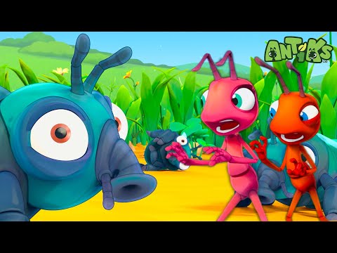 Bugs on the Beach | Antiks Full Episodes | Moonbug No Dialogue Comedy Cartoons for Kids