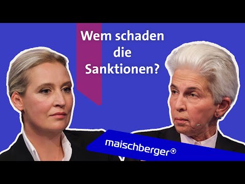 Marie-Agnes Strack-Zimmermann (FDP) und Alice Weidel (AfD) im Gespr&auml;ch | maischberger