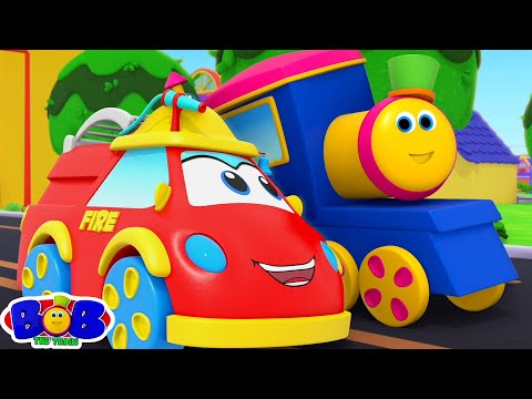 Wheels On The Firetruck + More Nursery Rhymes &amp; Kids Songs by Bob The Train