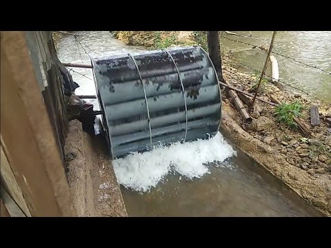 DIY 10KW SMALL HYDRO ELECTRIC GENERATING UNIT.