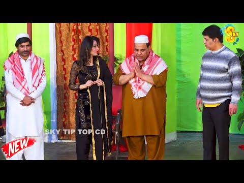 Agha Majid and Manahil Khan | Sajan Abbas | New Stage Drama | Jhoome Jo Pathan 