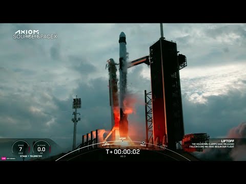 SpaceX Launches 1st All-European Commercial Crew to ISS