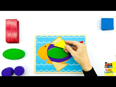 Kids play this interactive puzzle game and learn shapes and colors! Educational Videos &amp; Activities