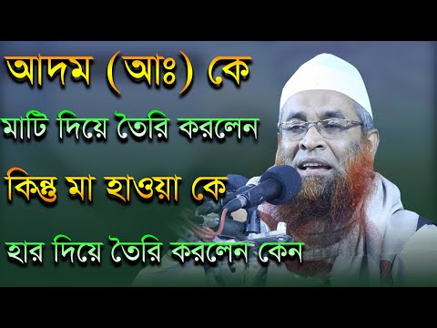 মা হাওয়া কে কেন মাটি দিয়ে তৈরি  করলেন না | মুফতি হামেদ জহিরী।Bangla New Waz 2021 Mufti Hamid Zahiri