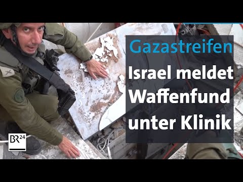 Krieg in Gaza: Israels Milit&amp;auml;r teilt den Fund von Waffen in Gaza-Klinik mit | BR24