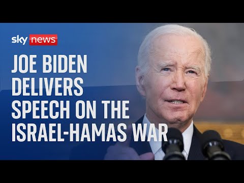 Joe Biden delivers speech on the Israel-Hamas war