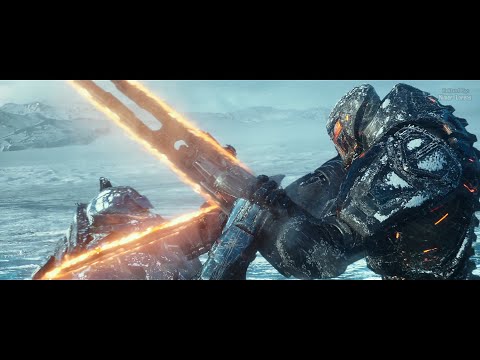 Pacific Rim: Uprising (2018) - Obsidian Fury vs Gipsy Avenger - Only action [4K]