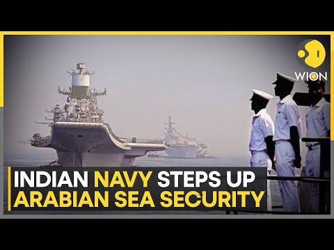 Indian Navy steps up Arabian Sea security, deploys frontline destroyers | WION Newspoint