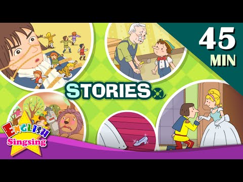 Cinderella, Snow White+More Kids Stories | Learn English for Kids | Collection of Easy Story